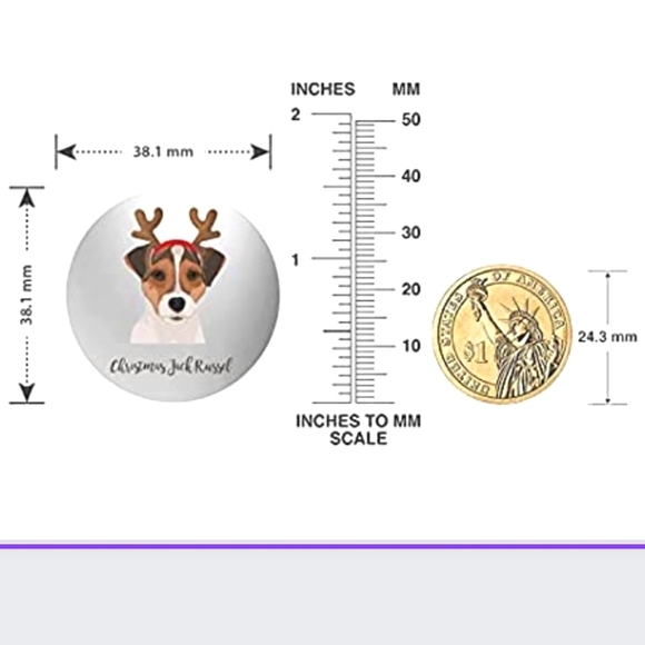 🌈🟩🐕🌲☃️🎅 50~HOLIDAY STICKERS 3 DOGS - Picture 2 of 3